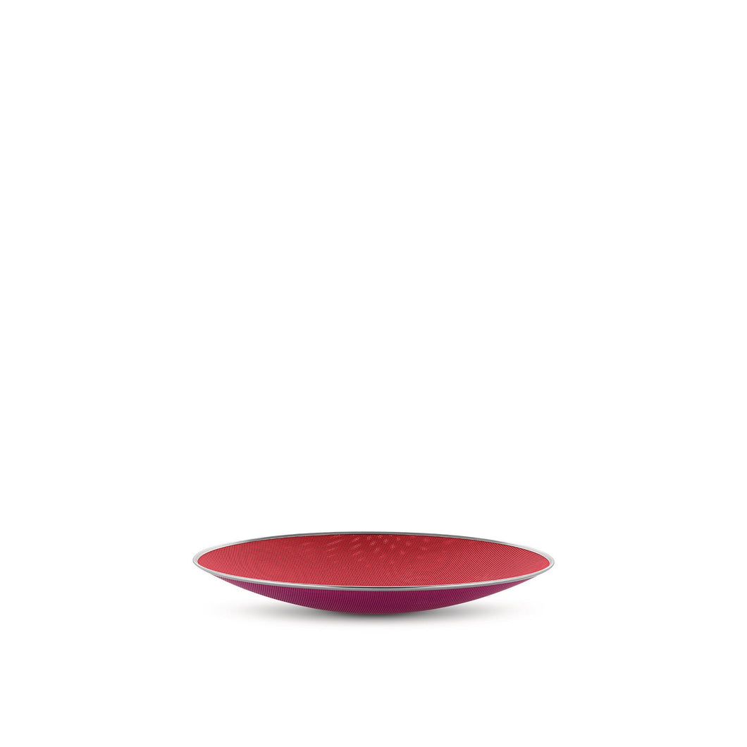 Alessi Cohncave Centrepiece Red And Violet / Cm 33 || Inch 13″