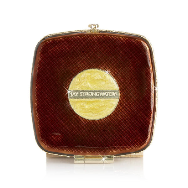 Load image into Gallery viewer, Jay Strongwater Tiger Striped Compact
