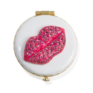 Jay Strongwater Monroe - Lip Compact - Electric Pink