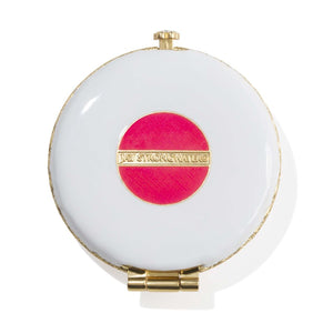 Jay Strongwater Monroe - Lip Compact - Electric Pink