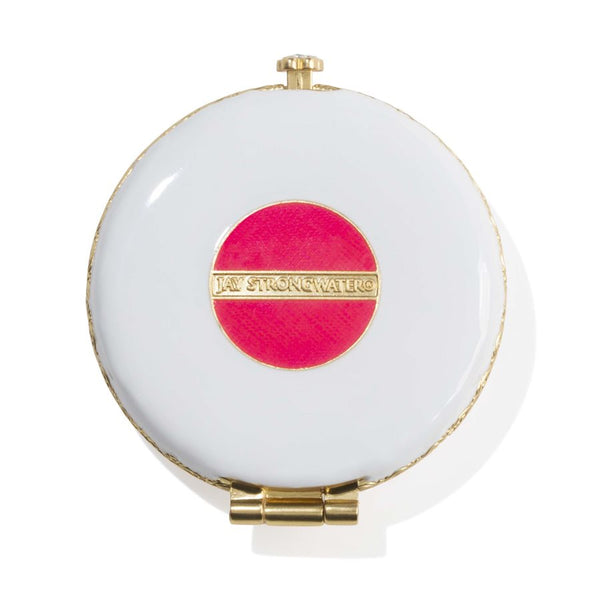 Load image into Gallery viewer, Jay Strongwater Monroe - Lip Compact - Electric Pink
