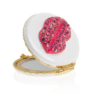 Jay Strongwater Monroe - Lip Compact - Electric Pink