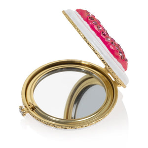 Jay Strongwater Monroe - Lip Compact - Electric Pink