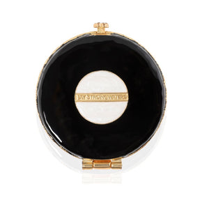 Jay Strongwater Monroe Lip Compact - Black