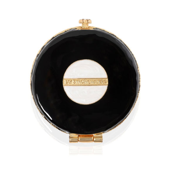 Load image into Gallery viewer, Jay Strongwater Monroe Lip Compact - Black
