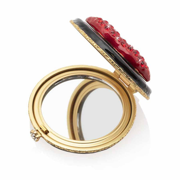 Load image into Gallery viewer, Jay Strongwater Monroe Lip Compact - Black
