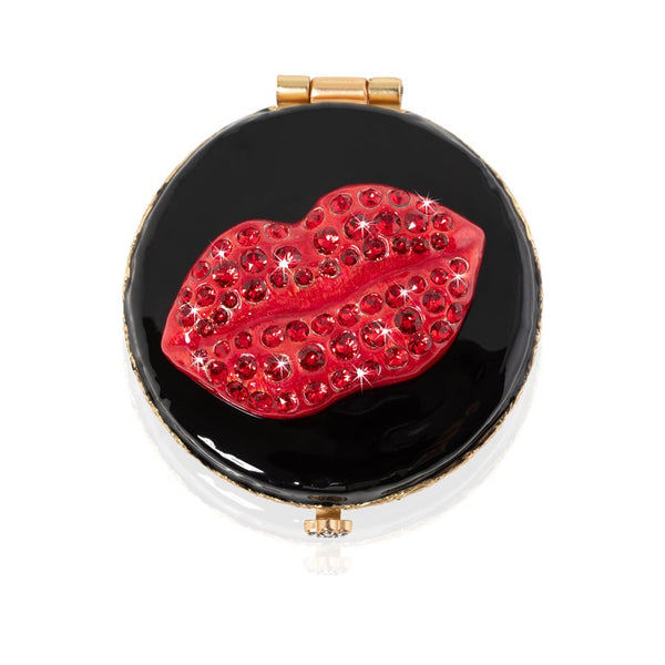 Load image into Gallery viewer, Jay Strongwater Monroe Lip Compact - Black
