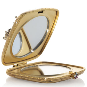 Jay Strongwater Luella Square Jeweled Compact
