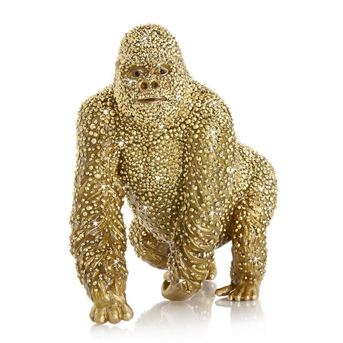 Jay Strongwater Kong Pave Gorilla Figurine
