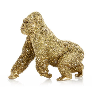 Jay Strongwater Kong Pave Gorilla Figurine