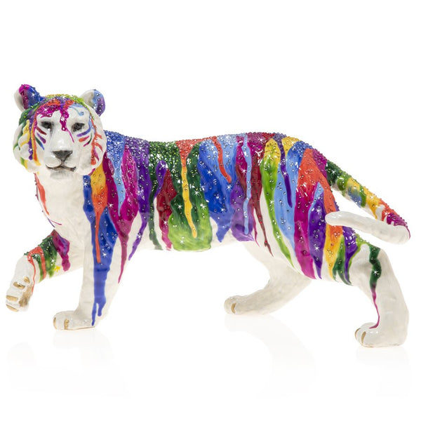 Load image into Gallery viewer, Jay Strongwater Julius - Grand Jewel Tiger Figurine

