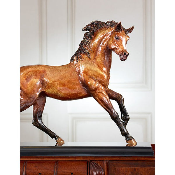 Load image into Gallery viewer, Jay Strongwater Ashab Arabian Horse Figurine
