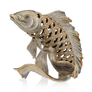Jay Strongwater Asagi Koi Fish Figurine