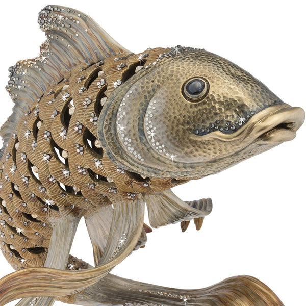 Load image into Gallery viewer, Jay Strongwater Asagi Koi Fish Figurine
