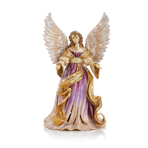 Jay Strongwater Renaissance Angel Musical Figurine