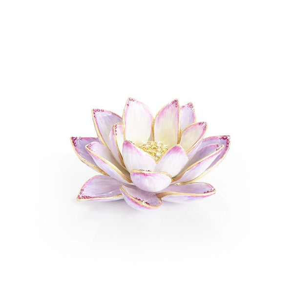 Load image into Gallery viewer, Jay Strongwater Kamal Lotus Table Objet
