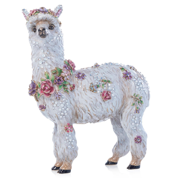 Load image into Gallery viewer, Jay Strongwater Ellison Flowery Llama

