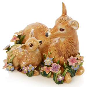 Jay Strongwater Lucy & Leo Deer and Fawn Figurine