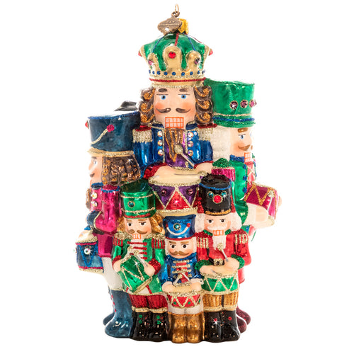 Jay Strongwater 12 Drummers Drum Ornament