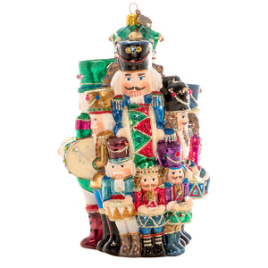 Jay Strongwater 12 Drummers Drum Ornament