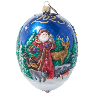Jay Strongwater 2023 Christmas Egg Ornament
