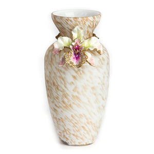 Jay Strongwater Loretta Orchid Vase