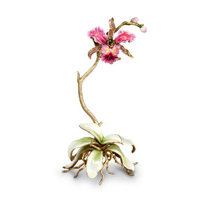 Jay Strongwater Marietta Orchid Objet - Flora