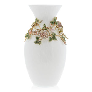 Jay Strongwater Gabrielle Rose Grand Vase
