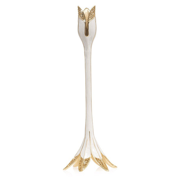 Load image into Gallery viewer, Jay Strongwater Ambrosius - Tulip Tall Candle Stick Holder
