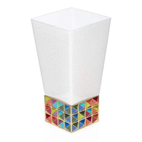 Load image into Gallery viewer, Jay Strongwater Opus - Pyramid Vase
