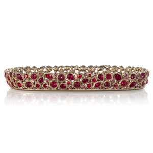 Jay Strongwater Julius Bejeweled Tray - Ruby