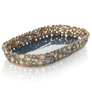 Jay Strongwater Julius Bejeweled Tray - Coastal