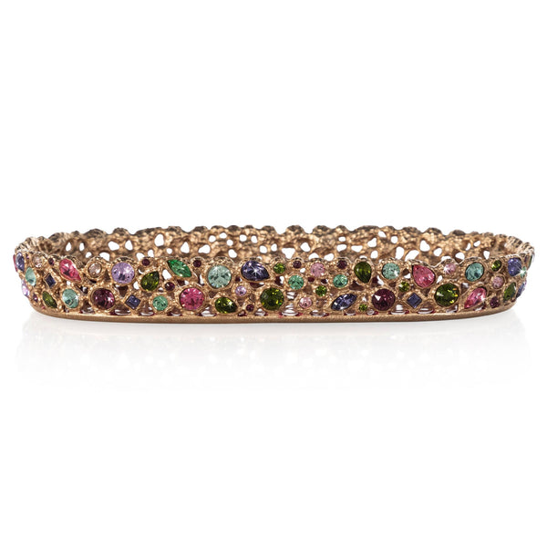Load image into Gallery viewer, Jay Strongwater Julius Bejeweled Tray - Bouquet
