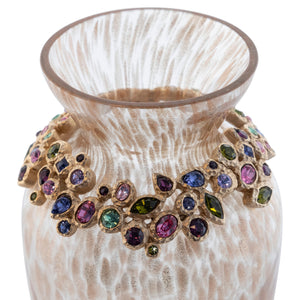 Jay Strongwater Norah Bejeweled Vase - Bouquet