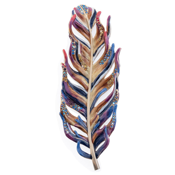 Load image into Gallery viewer, Jay Strongwater Callan Feather Tray
