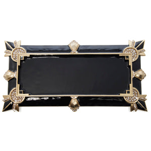 Jay Strongwater Charles Art Deco Tray