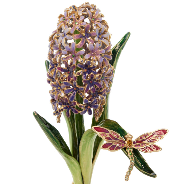 Load image into Gallery viewer, Jay Strongwater Sutton Hyacinth Flower Objet

