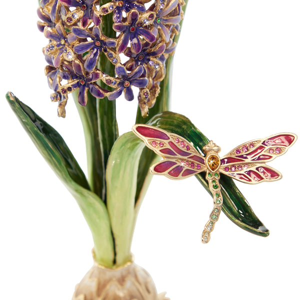 Load image into Gallery viewer, Jay Strongwater Sutton Hyacinth Flower Objet
