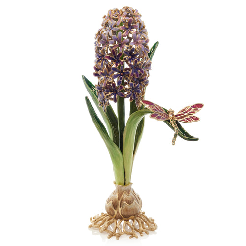 Jay Strongwater Sutton Hyacinth Flower Objet