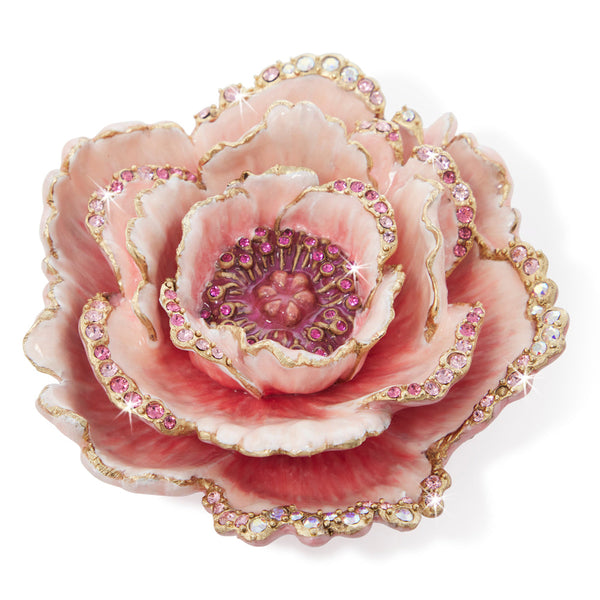 Load image into Gallery viewer, Jay Strongwater Briar Peony Tabletop Objet
