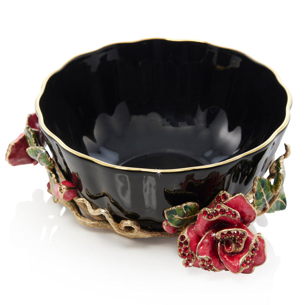 Load image into Gallery viewer, Jay Strongwater Catherine Nightbloom Bowl
