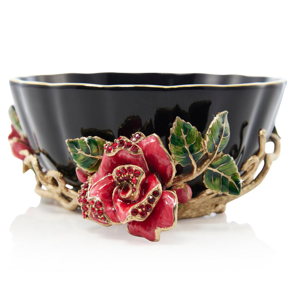 Load image into Gallery viewer, Jay Strongwater Catherine Nightbloom Bowl

