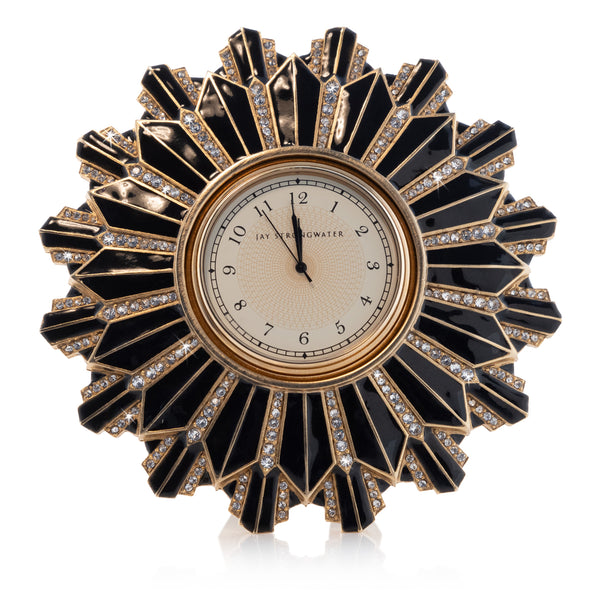 Load image into Gallery viewer, Jay Strongwater Clarence Art Deco Clock
