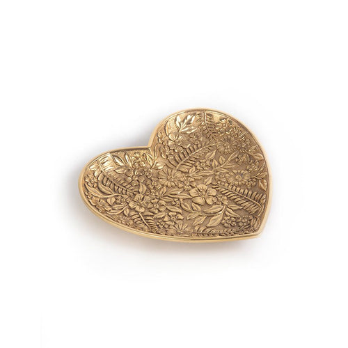 Jay Strongwater Colleen Floral Heart Trinket Tray
