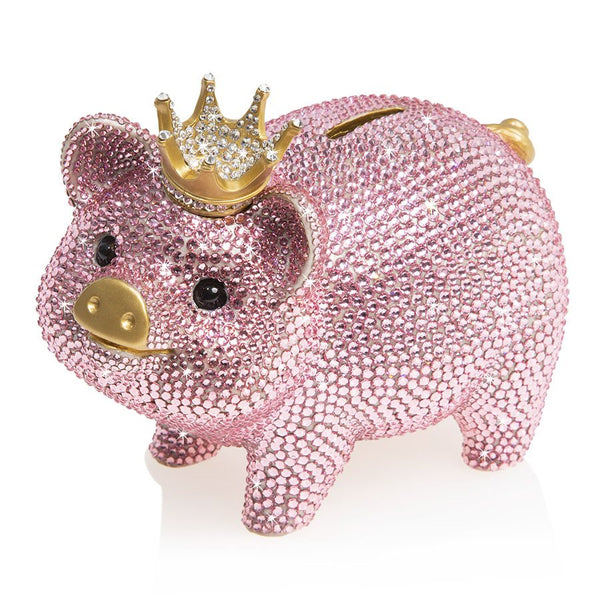 Load image into Gallery viewer, Jay Strongwater Gatsby - Pave Piggy Bank
