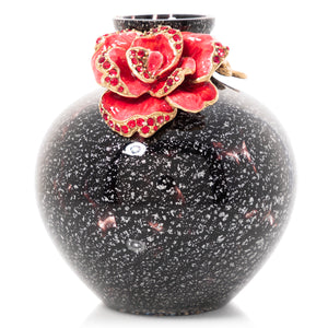 Jay Strongwater Small Night Bloom Rose Vase