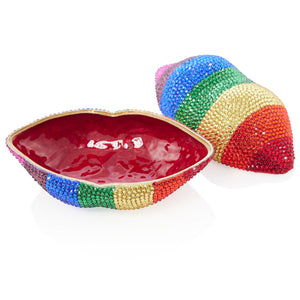 Jay Strongwater Amy Rainbow Lips Box