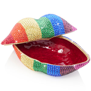 Jay Strongwater Amy Rainbow Lips Box