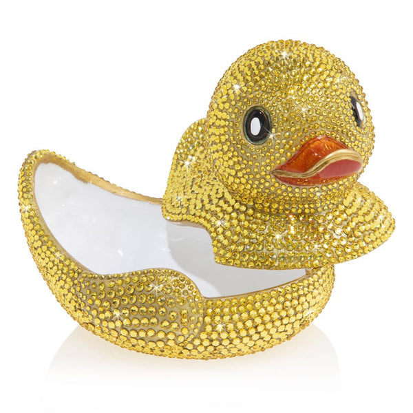 Load image into Gallery viewer, Jay Strongwater Ernie - Pave Rubber Ducky Box
