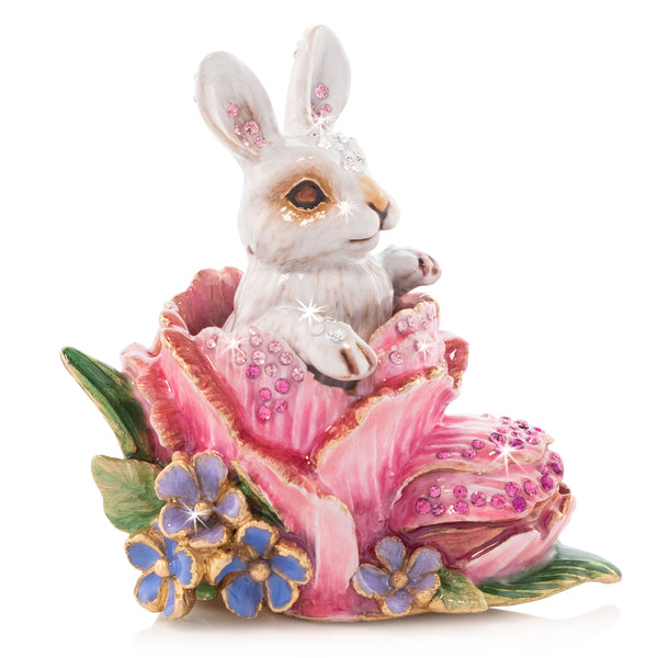 Load image into Gallery viewer, Jay Strongwater Mia Tulip Bunny Box

